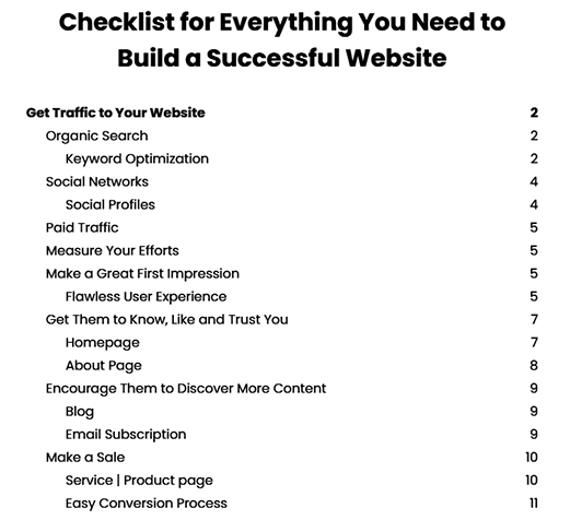 checklist for everything-to needed to build a successful website checklist for everything-to needed to build a successful website